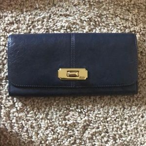 Coach navy blue wallet